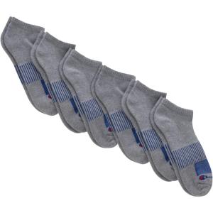 imageChampion Mens Performance No Show Socks 6PackGrey  6 Pack