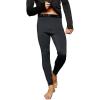imageDuofold Mens Mid Weight Fleece Lined Thermal PantBlack