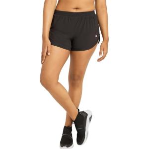 imageChampion WomenS Shorts Varsity Shorts Moisture Wicking Lightweight Gym Shorts For Women 35 Plus Size AvailableBlackBlack