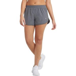 imageChampion WomenS Shorts Varsity Shorts Moisture Wicking Lightweight Gym Shorts For Women 35 Plus Size AvailableTinted Carbon Grey Heather