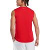 imageChampion Mens Sleeveless TShirt Sport Muscle Tank Moisture Wicking Muscle TShirt For Men Reg Or Big ampamp TallScarlet