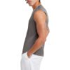 imageChampion Mens Sleeveless TShirt Sport Muscle Tank Moisture Wicking Muscle TShirt For Men Reg Or Big ampamp TallStone Gray