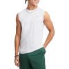 imageChampion Mens Sleeveless TShirt Sport Muscle Tank Moisture Wicking Muscle TShirt For Men Reg Or Big ampamp TallWhite