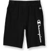 imageChampion Boys Shorts Athletic Shorts for Boys Lightweight Shorts for Kids French Terry 8quotBlack Script