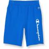 imageChampion Boys Shorts Athletic Shorts for Boys Lightweight Shorts for Kids French Terry 8quotBozzetto Blue Script