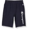 imageChampion Boys Shorts Athletic Shorts for Boys Lightweight Shorts for Kids French Terry 8quotNavy Script