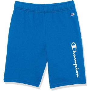 imageChampion Boys Shorts Athletic Shorts for Boys Lightweight Shorts for Kids French Terry 8quotBozzetto Blue Script