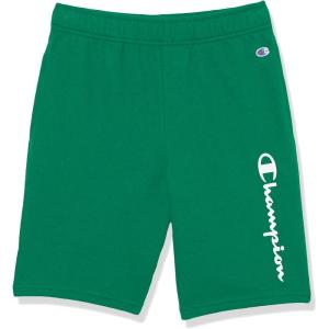 imageChampion Boys Shorts Athletic Shorts for Boys Lightweight Shorts for Kids French Terry 8quotKelly Green Script