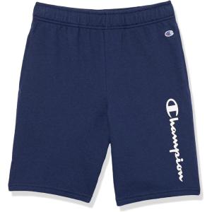 imageChampion Boys Shorts Athletic Shorts for Boys Lightweight Shorts for Kids French Terry 8quotNavy Script