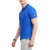 imageChampion Mens Polo TShirt Moisture Wicking Best Polo Shirt For Men ShortSleeve TeeFlight Blue With Taglet