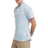 imageChampion Mens Polo TShirt Moisture Wicking Best Polo Shirt For Men ShortSleeve TeeLiquid MarbleSky Blue With Taglet