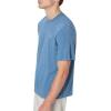 imageChampion Mens Tshirt Novelty Sport Wicking AntiOdor Lightweight Mens TShirtAntique Blue Heather C Logo