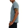 imageChampion Mens Tshirt Powerblend Soft Graphic Tshirt Most Comfortable TShirt For MenGun Smoke Pe Heather Script