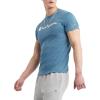 imageChampion Mens Tshirt Powerblend Soft Graphic Tshirt Most Comfortable TShirt For MenNifty Turquoise Heather Script