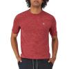 imageChampion Mens Tshirt Novelty Sport Wicking AntiOdor Lightweight Mens TShirtCardinal Heather C Logo