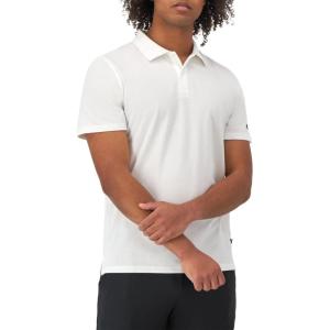 imageChampion Mens Polo TShirt Moisture Wicking Best Polo Shirt For Men ShortSleeve TeeWhite With Taglet