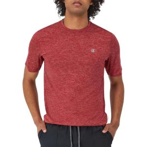 imageChampion Mens Tshirt Novelty Sport Wicking AntiOdor Lightweight Mens TShirtCardinal Heather C Logo