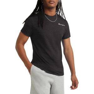 imageChampion Mens Tshirt Powerblend Soft Graphic Tshirt Most Comfortable TShirt For MenEbony Heather Small Script