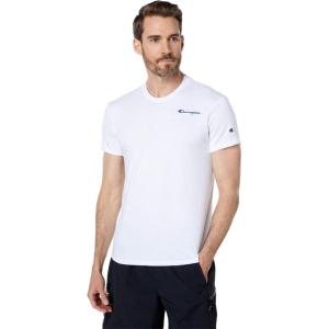 imageChampion Mens Tshirt Powerblend Soft Graphic Tshirt Most Comfortable TShirt For MenWhite Small Script