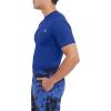 imageChampion Mens Tshirt Compression Tshirt For Men AntiOdor Moisture Wicking Workout TeeFlight Blue C Logo