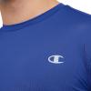 imageChampion Mens Tshirt Compression Tshirt For Men AntiOdor Moisture Wicking Workout TeeFlight Blue C Logo