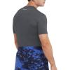 imageChampion Mens Tshirt Compression Tshirt For Men AntiOdor Moisture Wicking Workout TeeStealth C Logo