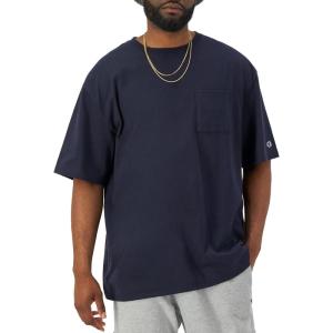 imageChampion Mens Classic Pocket TShirt Mens Crewneck Tee Soft Mens TShirt Big ampamp TallNavy