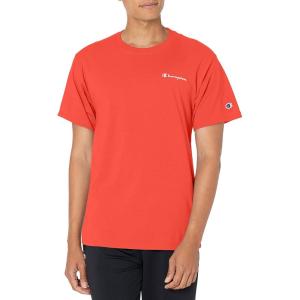 imageChampion Mens Classic TShirtPoppy Orange Small Script