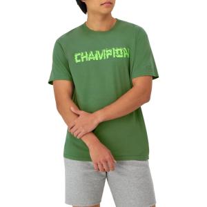 imageChampion Mens Tshirt Classic Graphic Tshirt Soft and Comfortable TShirts For Men 2024 GraphicsNurture Green Wooden Logo