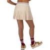 imageChampion Womens Pleated Sport Skort Moisture Wicking Skirt with BuiltIn Shorts For Women 3C Interlock Champagne Frost