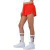 imageChampion Womens Shorts Performance MoistureWicking Athletic Shorts with Liner For Women 25Solar Crimson Hd C Logo
