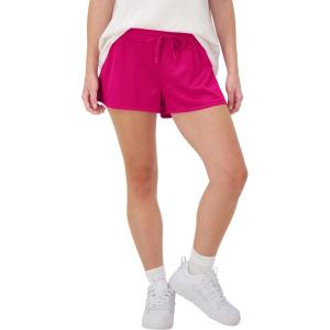 imageChampion WomenS Mesh Shorts Lightweight Gym Shorts MidRise Workout Shorts For Women 25Fantastic Fuchsia