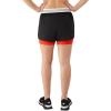 imageChampion Womens Shorts Moisture Wicking Lightweight Mesh Shorts with Liner For Women 25BlackSolar Crimson With Taglet