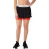 imageChampion Womens Shorts Moisture Wicking Lightweight Mesh Shorts with Liner For Women 25BlackSolar Crimson With Taglet