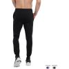 imageChampion Mens Joggers Lightweight Lounge Pants Jersey Graphic Pants for Men 31quotBlack C Patch Logo