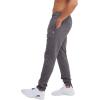 imageChampion Mens Joggers Lightweight Lounge Pants Jersey Graphic Pants for Men 31quotGranite Heather C Patch Logo