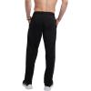 imageChampion Mens Pants Lightweight OpenHem Lounge Pants for Men Jersey Pants Reg or Big ampamp TallBlack C Patch Logo