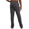 imageChampion Mens Pants Lightweight OpenHem Lounge Pants for Men Jersey Pants Reg or Big ampamp TallGranite Heather C Patch Logo