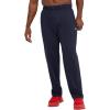 imageChampion Mens Pants Lightweight OpenHem Lounge Pants for Men Jersey Pants Reg or Big ampamp TallNavy C Patch Logo
