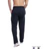 imageChampion Mens Pants Lightweight OpenHem Lounge Pants for Men Jersey Pants Reg or Big ampamp TallNavy C Patch Logo