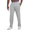 imageChampion Mens Pants Lightweight OpenHem Lounge Pants for Men Jersey Pants Reg or Big ampamp TallOxford Gray C Patch Logo