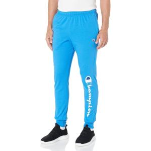 imageChampion Mens Joggers Lightweight Lounge Pants Jersey Graphic Pants for Men 31quotBlue JayWhiteValiant Script
