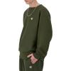 imageChampion Mens Crewneck Sweatshirt Reverse Weave Heavyweight Fleece Sweatshirt For MenAcadia Green Left Chest C