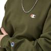 imageChampion Mens Crewneck Sweatshirt Reverse Weave Heavyweight Fleece Sweatshirt For MenAcadia Green Left Chest C