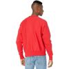 imageChampion Mens Crewneck Sweatshirt Reverse Weave Heavyweight Fleece Sweatshirt For MenTeam Red Scarlet Left Chest C