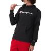 imageChampion Mens Hoodie Midweight Tshirt Hoodie Soft and Comfortable Tshirt Hoodie for MenBlack Script
