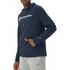 imageChampion Mens Hoodie Midweight Tshirt Hoodie Soft and Comfortable Tshirt Hoodie for MenNavy Script