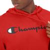 imageChampion Mens Hoodie Midweight Tshirt Hoodie Soft and Comfortable Tshirt Hoodie for MenScarlet Script