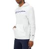 imageChampion Mens Hoodie Midweight Tshirt Hoodie Soft and Comfortable Tshirt Hoodie for MenWhite Script
