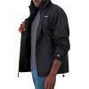 imageChampion Mens Jacket Stadium FullZip Jacket Wind Resistant Water Resistant Jacket For MenBlack Small Script